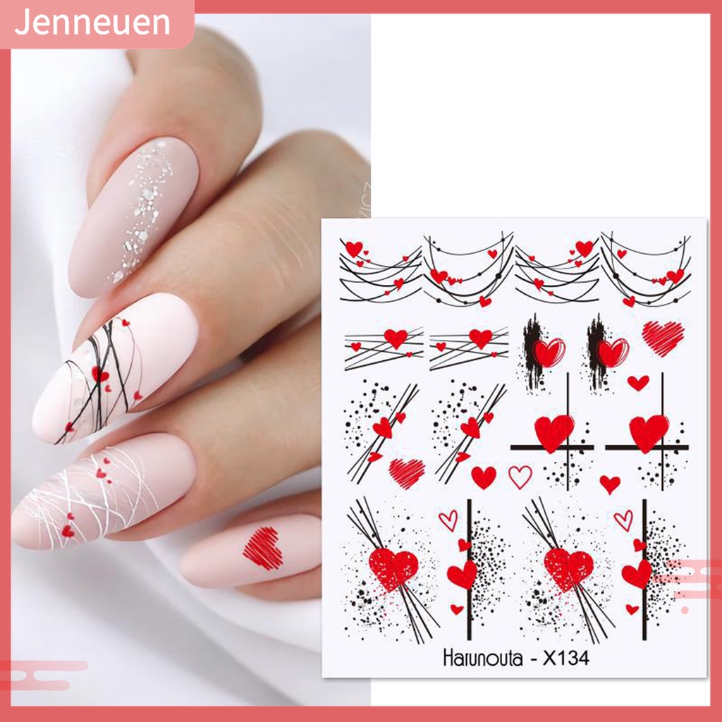 Miếng Dán Trang Trí Móng Tay Tạo Hiệu Ứng 3D Lãng Mạn