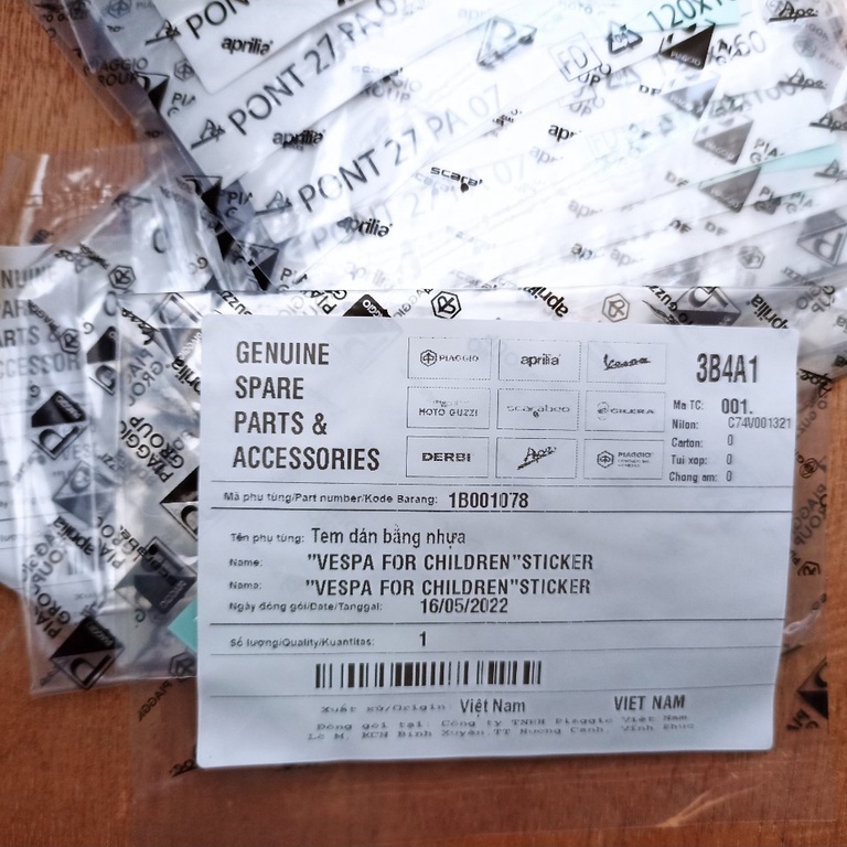 Tem vespa for children