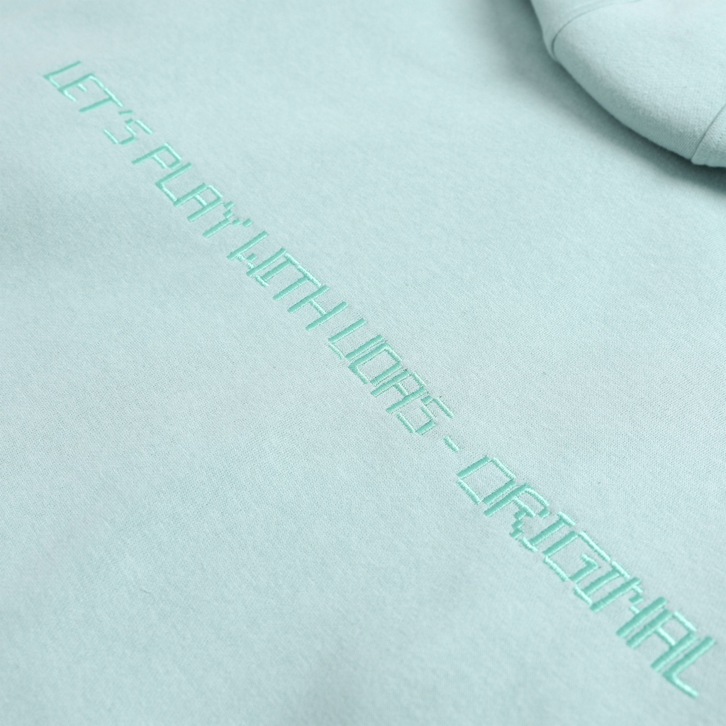 Áo Hoodie UDAS unisex dành cho nam và nữ có mũ form rộng BASIC - Mint