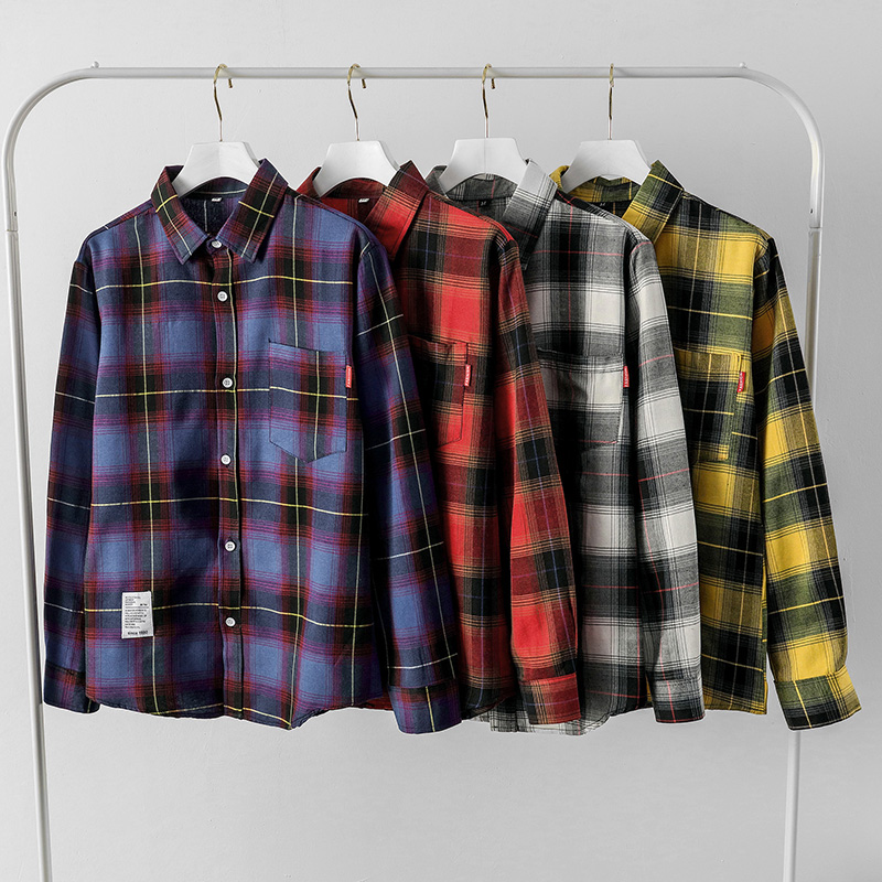 Áo Sơ Mi Ca Rô Dài Tay Năng Động Thời Trang Cho Nam