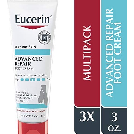Giảm nứt gót chân Eucerin Advanced Repair Light Feel Foot Creme 85g