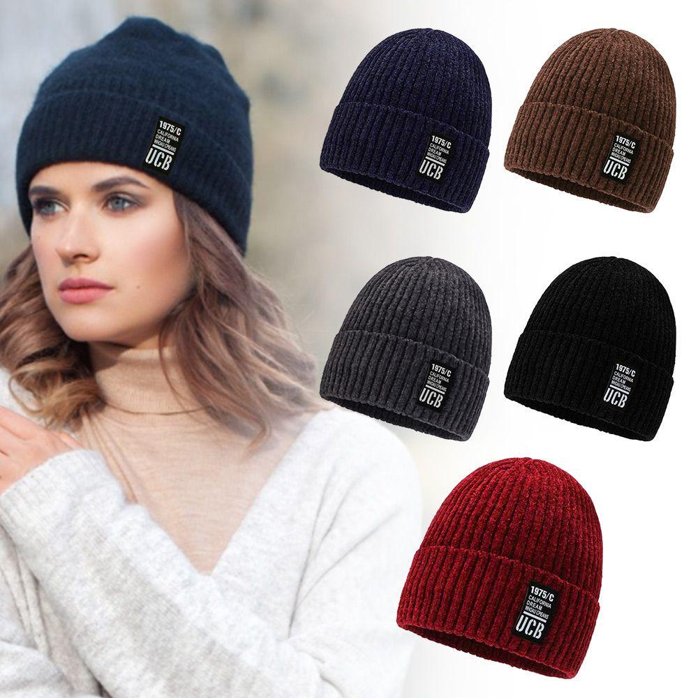 Mũ Beanie Dày Dặn Giữ Ấm Mùa Đông Cho Nam Nữ