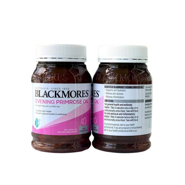 [Mã FMCG100K - 10% đơn 500K] Tinh dầu Hoa Anh Thảo Blackmores Evening Primrose Oil 190 viên | BigBuy360 - bigbuy360.vn