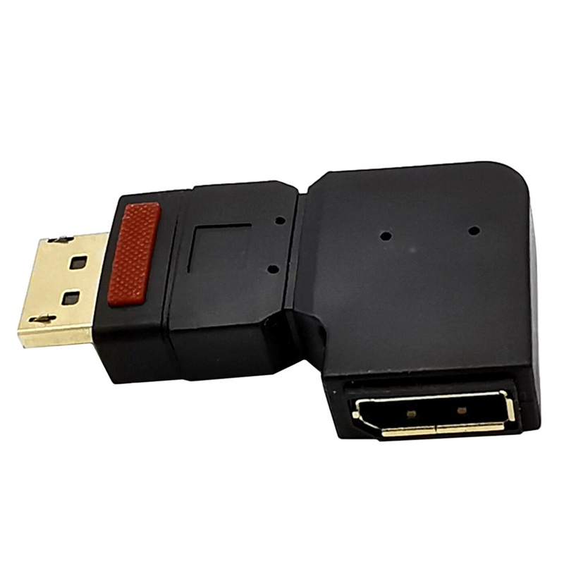 Bộ Chuyển Đổi Mở Rộng Cổng Hiển Thị 90 Độ Cho DisplayPort° Đầu Nối Chuyển Đổi Từ Male Sang Female 60HZ UP / DOWN / LEFT / RIGHT