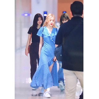 Đầm dài giống rose BLACKPINK (BAO CHECK HÀNG)