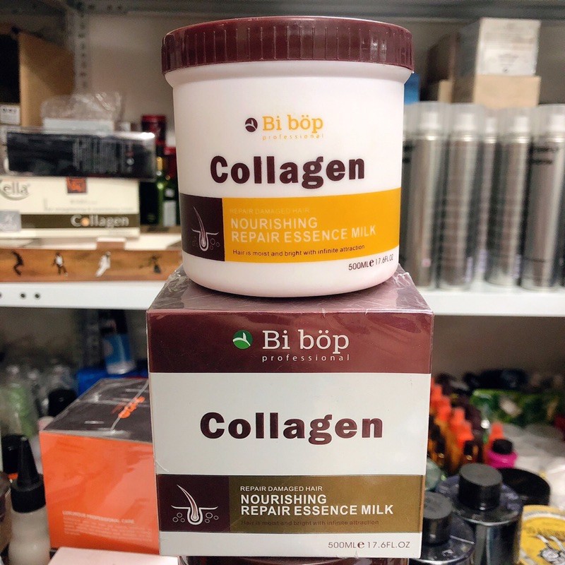 Ủ tóc phục hồi 500ml Bibop Collagen