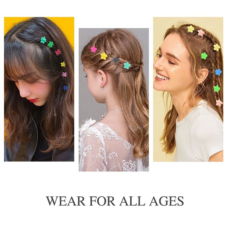 Set 50 kẹp tóc màu sắc ngọt ngào phong cách Hàn Quốc cho nữ