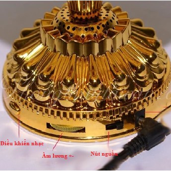 Đèn bàn thờ LED Hoa sen nhiều màu đa năng xài pin / điện_video