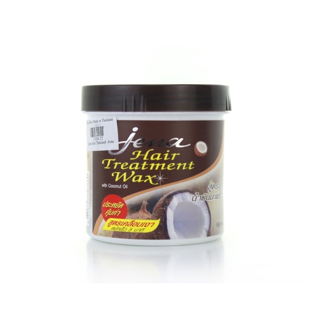 Kem ủ tóc tinh dầu dừa già Jena Coconut Hair Treatment Wax 500ml