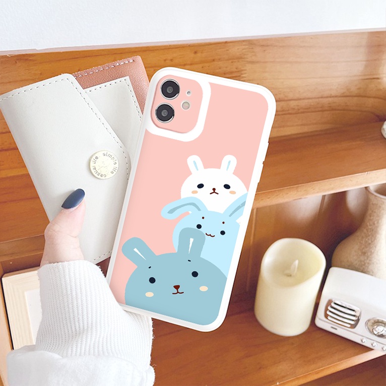 Ốp lưng iphone động vật nhỏ cạnh vuông chống sốc cho iphone 7plus 8plus x xsmax 11pro max 12pro 12promax13promax tr1148