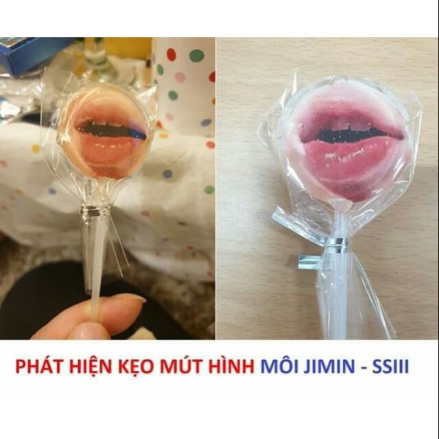 Kẹo mút hình Môi (BTS)