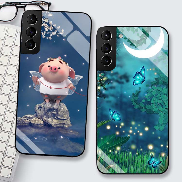 ỐP SAMSUNG S21, S21 Plus, S21 FE Mặt kính cường lực Cao Cấp, Sang Trọng thiết kế Độc Quyền