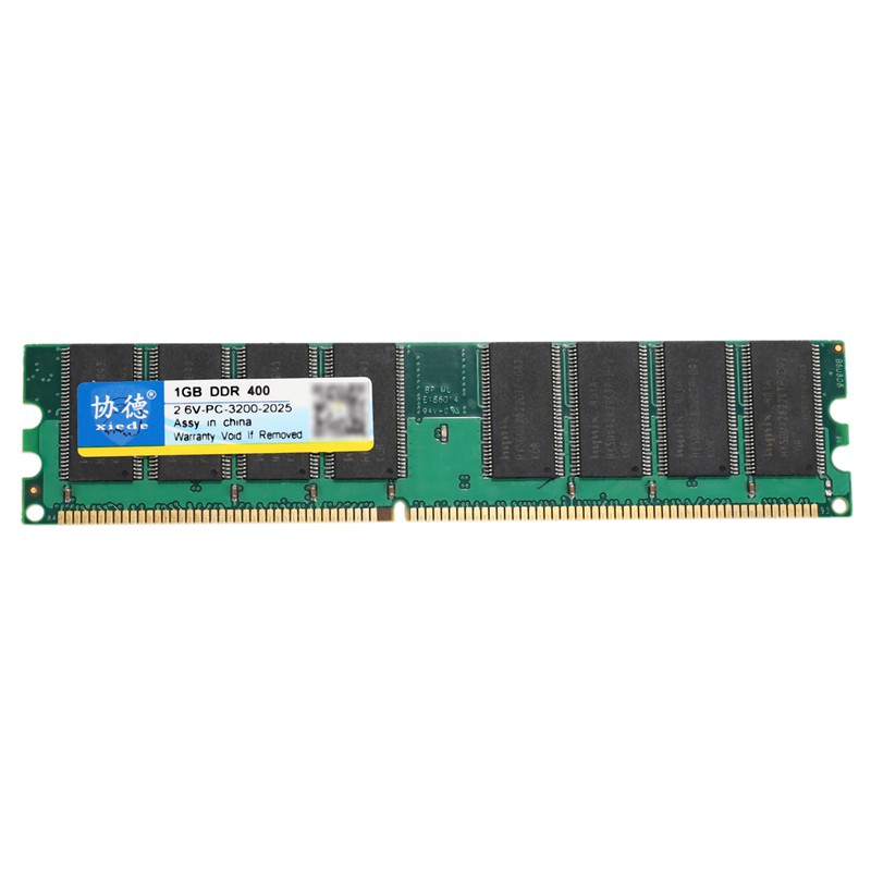 Ram Ddr 400 1gb Pc-3200 Ddr1 184pin Dimm 400mhz Cho Amd X004 | BigBuy360 - bigbuy360.vn