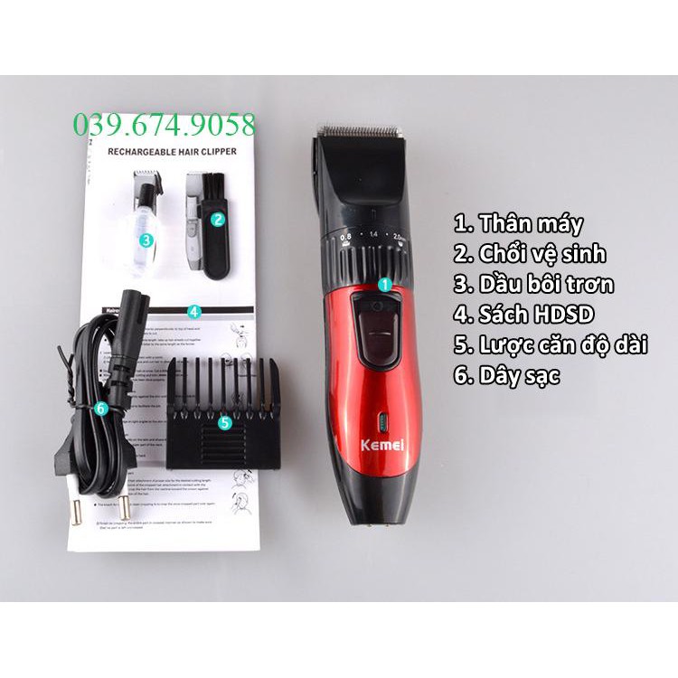 Bộ Tông Đơ Cắt Tóc Gia Đình Chính Hãng Cao Cấp Siêu Tiện Dụng