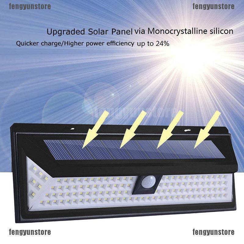 [Sale Off đầu năm ] Đèn LED năng lượng mặt trời cảm biến chuyển động 118 / 180 bóng