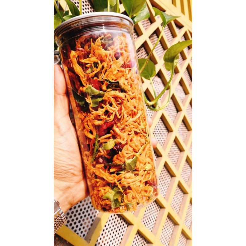 sỉ 10 hủ 300gr khô gà lá chanh
