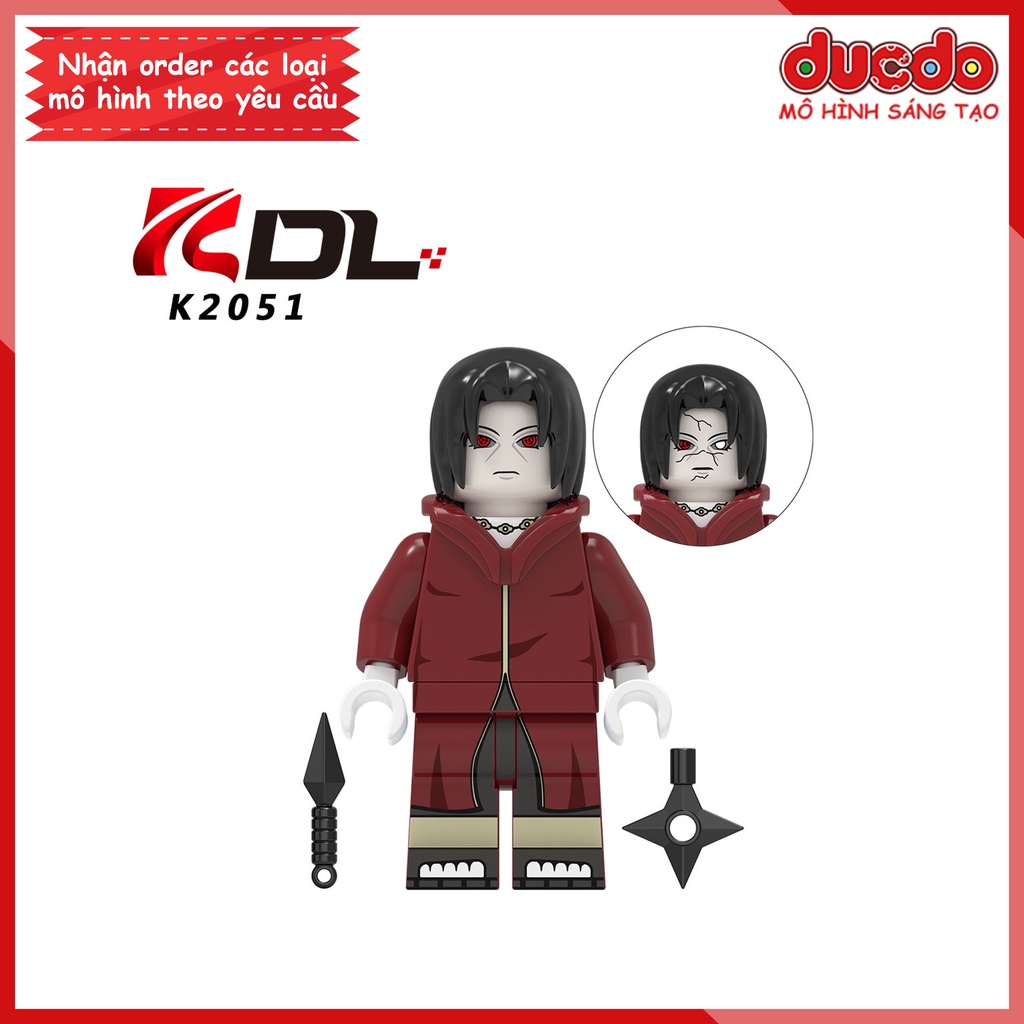 Minifigures các nhân vật trong Naruto Akatsuki mới - Đồ chơi Lắp ghép Xếp hình Mô hình Mini KORUIT KDL807