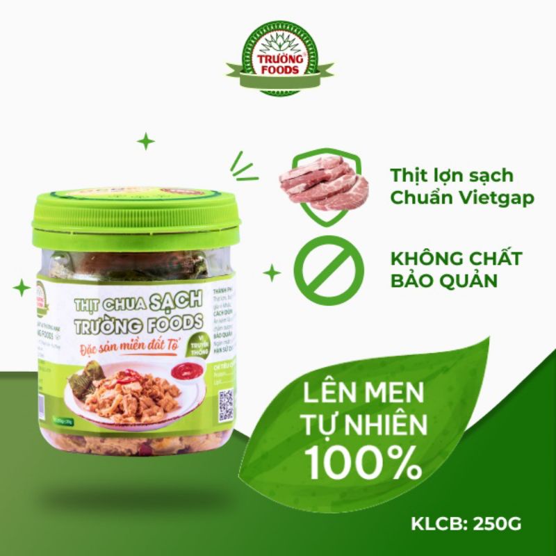 Thịt chua vị Truyền thống hãng trường foods