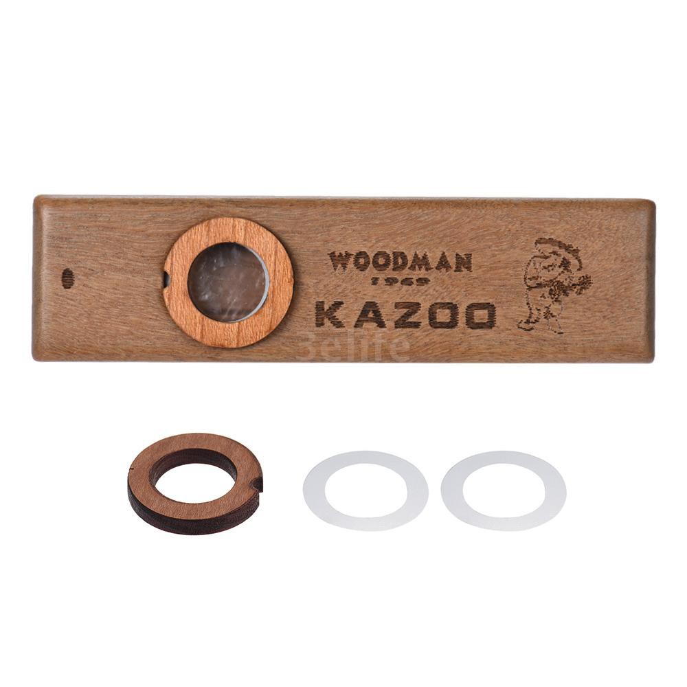 Đàn Kazoo bằng gỗ nhiều màu sắc tiện dụng