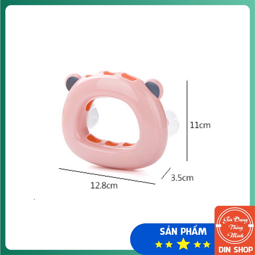 Giá Đỡ Bàn Chải Đánh Răng XINH CUTE Kệ Để Bàn Chải Đánh Răng 3 Lỗ Bằng Nhựa Hình Gấu Sáng Tạo Tiết Kiệm Không Gian