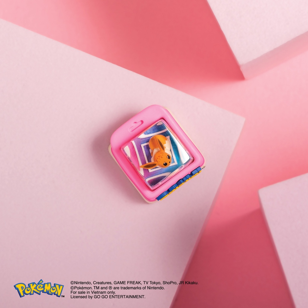 Keycap bàn phím cơ Dwarf Factory Pokemon Eevee - Hàng chính hãng