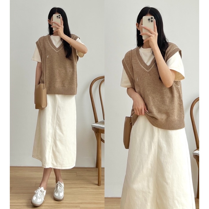 Chân váy jean CiCi 8057_CV0071