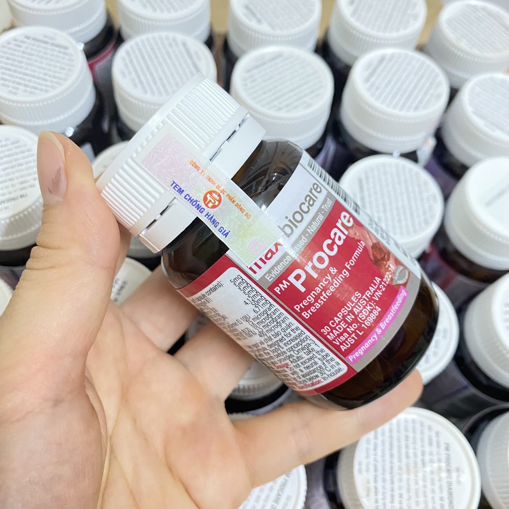 PM Procare Vitamin tổng hợp cho bà bầu - Lọ 30 viên
