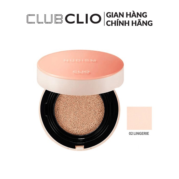 Phấn Nước Dưỡng Ẩm CLIO NUDISM MOIST COVER CUSHION SPF50+/PA++++ (15gx2lõi)