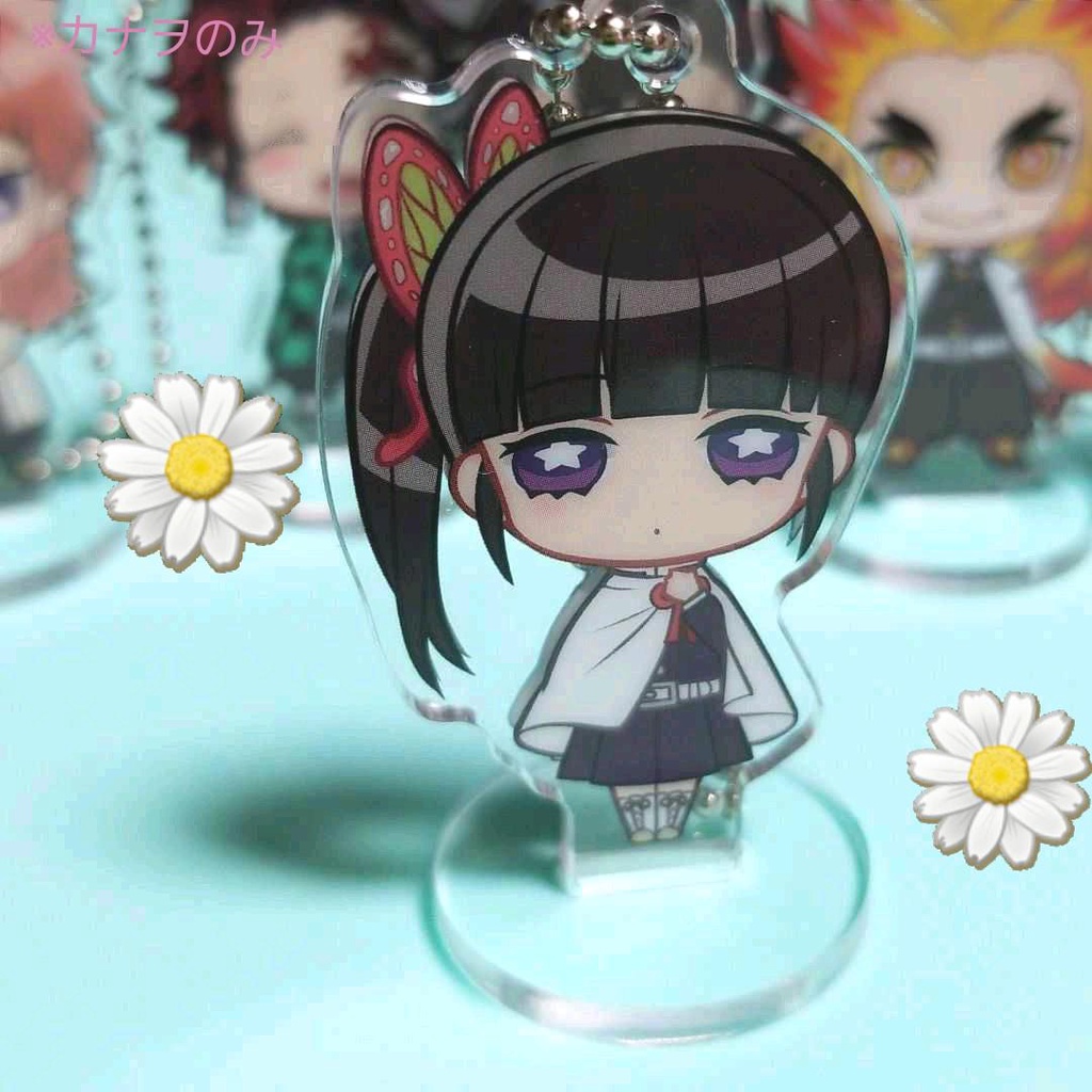 Mô Hình Standee Kiêm Móc Khóa Thanh Gươm Diệt Quỷ Chính Hãng STASTO