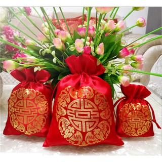Túi gấm đỏ cao cấp