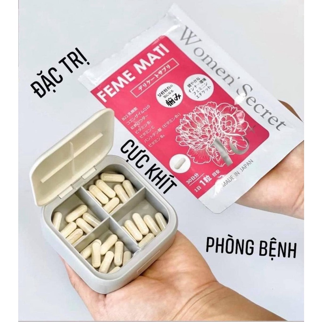 Viên Phụ Khoa mem vi sinh Feme Mati Women’ Secret Nhật Bản Moncosmetics