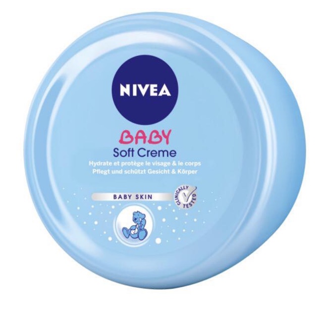 Kem dưỡng da Nivea Baby Soft Creme dành cho trẻ sơ sinh và trẻ em 200ml