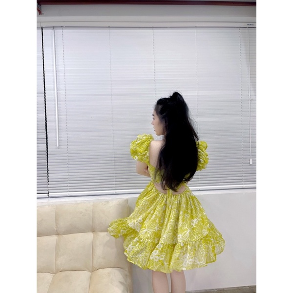 (Ảnh Thật) Đầm Xoè BabyDoll Nơ Lưng - Đầm Nữ Thiết Kế Cao Cấp Designed by EDA