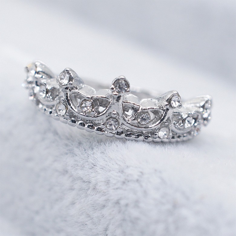 Set Nhẫn Đeo Tay Kim Loại Đính Đá Thời Trang Cho Nữ