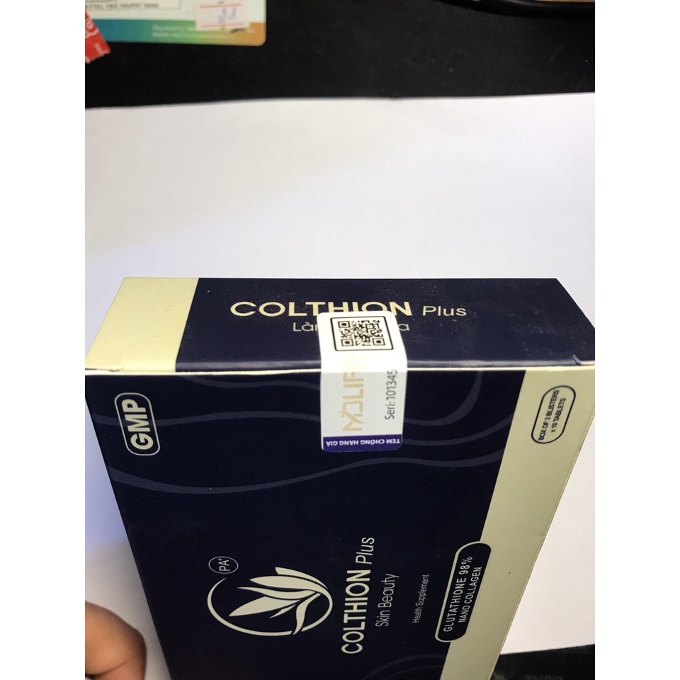 Colthion Plus Viên Uống Trắng Da thế hệ mới giúp da trắng mịn