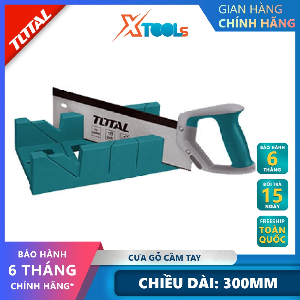 Bộ cưa gỗ cầm tay Total THT59126 | Cưa gỗ bén, lưỡi cưa thép cao cấp, không cong. [CHÍNH HÃNG] [XTOOLS]