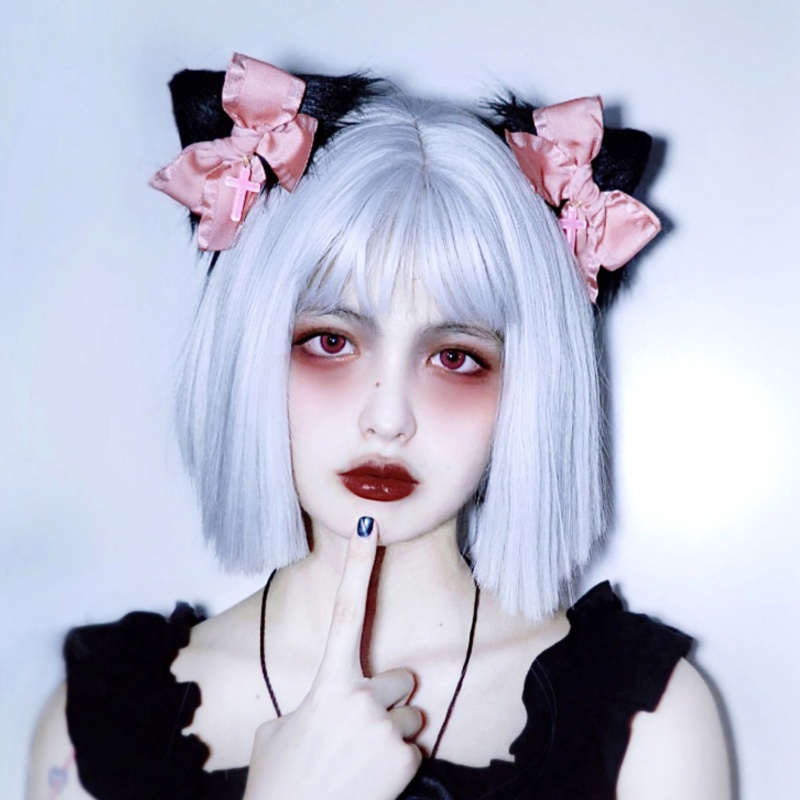 Kẹp Tóc Hình Tai Mèo Hoạt Hình Đáng Yêu