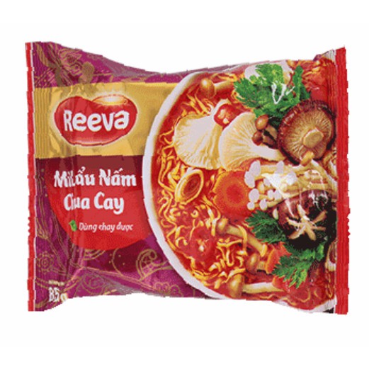  Mì Ăn Liền Lẩu Nấm Chua Cay/ lẩu nấm hải sản Reeva Gói 85G | BigBuy360 - bigbuy360.vn