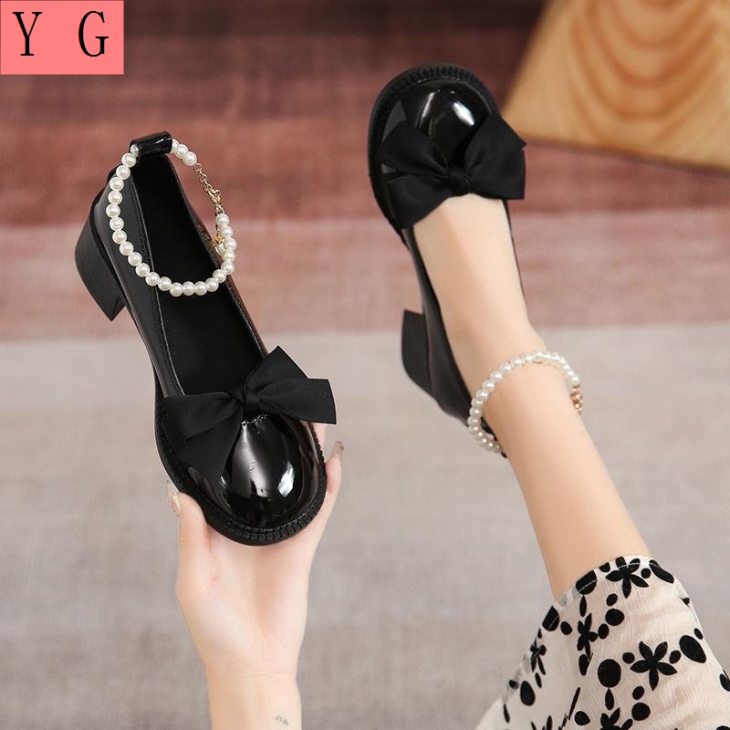 Giày Cao Gót Sandal Mary Jane Đế Dày Phong Cách Thời Trang Mùa Hè 2022 Mới