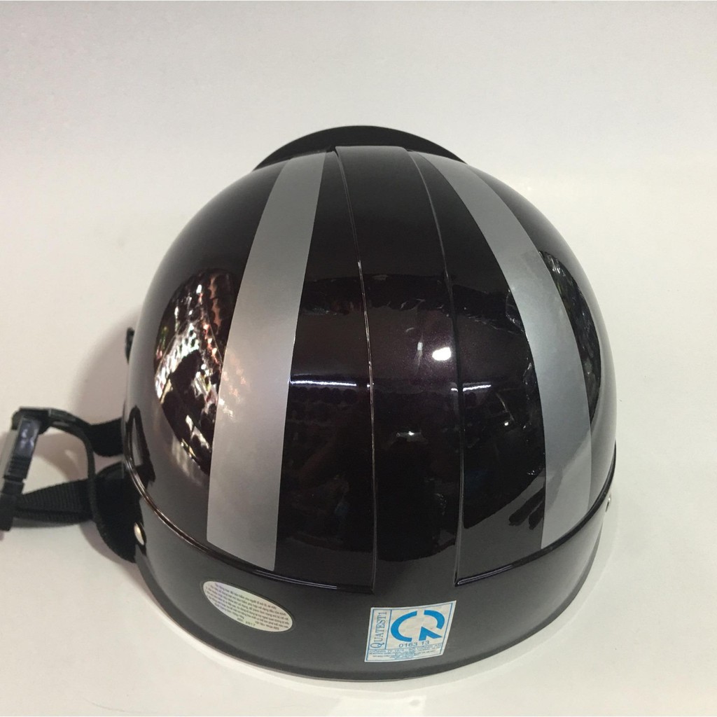 MŨ BẢO HIỂM 2 SỌC CHYÊN DỤNG SIÊU BỀN- BẢO HÀNH 24 THÁNG