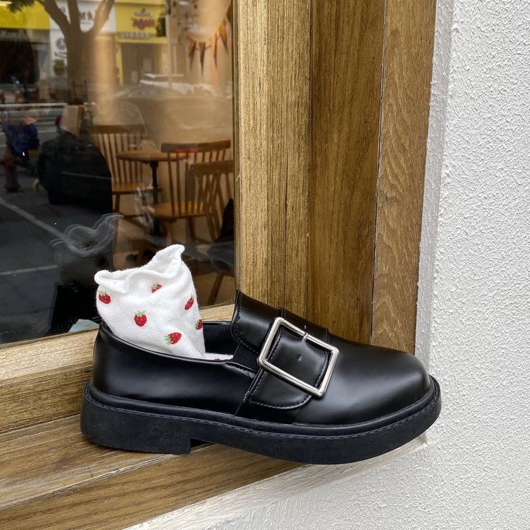 Giày đế bằng mũi tròn phong cách thanh lịch hợp thời trang cho nữ | BigBuy360 - bigbuy360.vn