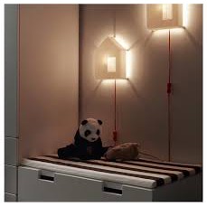 ĐÈN TƯỜNG HÌNH NGÔI NHÀ DRÖMSYN IKEA - TRẮNG