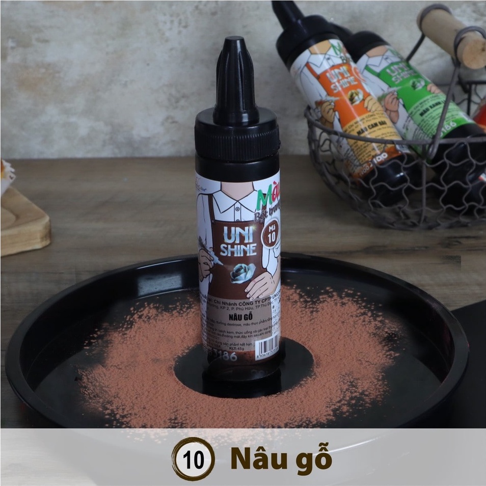 MÀU BỘT UNICORN 45gr - Màu bột thực phẩm ĐỒNG TIẾN