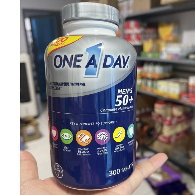 Viên Uống One A Day 50+. Lọ 300 viên