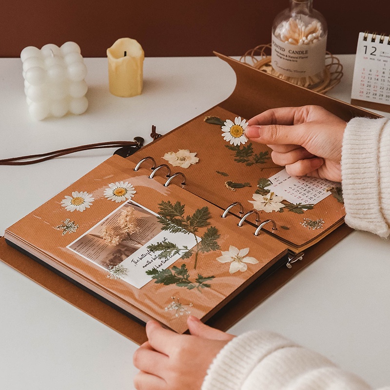 Album Ảnh Nhật Ký Giúp Bảo Vệ Ảnh, Chống Oxy Hóa, Có Thể Tự Do Thiết Kế, Chất Liệu Bìa Da Cao Cấp