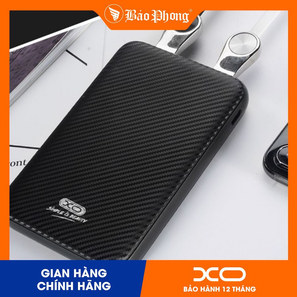 Pin dự phòng sạc nhanh PD cho iPhone XO PB33 QC3.0 10.000 mAh