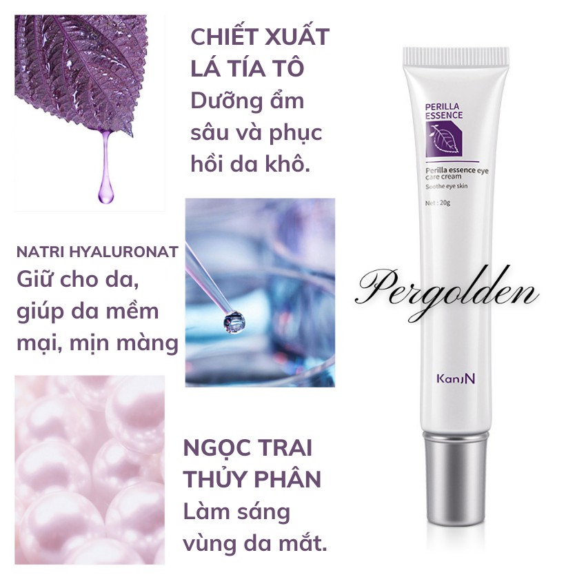 [Giảm Giá 3 Ngày] Kem Mắt Mờ Quầng Thâm KanJN 20g Xóa mờ nếp nhăn da Tan Bọng mắt Pergolden Ka031 | BigBuy360 - bigbuy360.vn