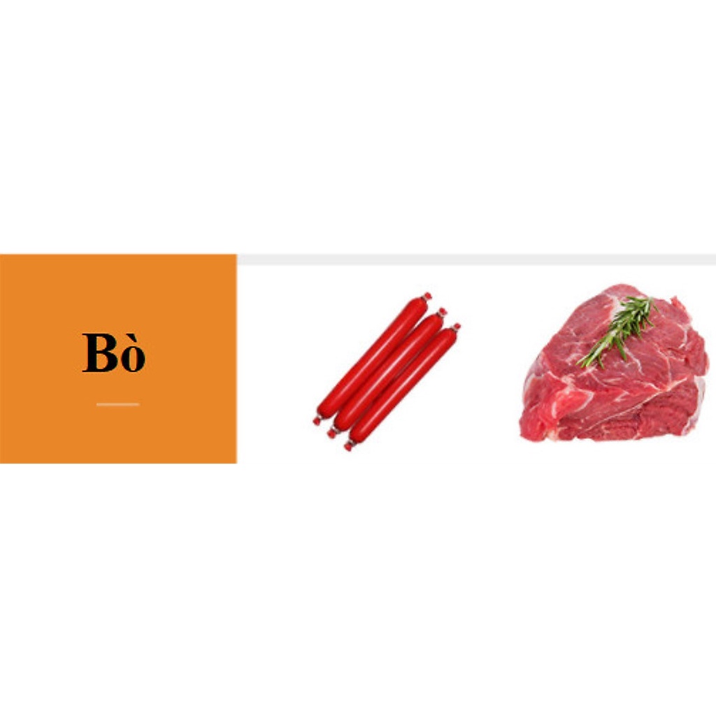 Xúc xích ăn vặt cho Chó Mèo - Bioline vị Bò - Gà 15g