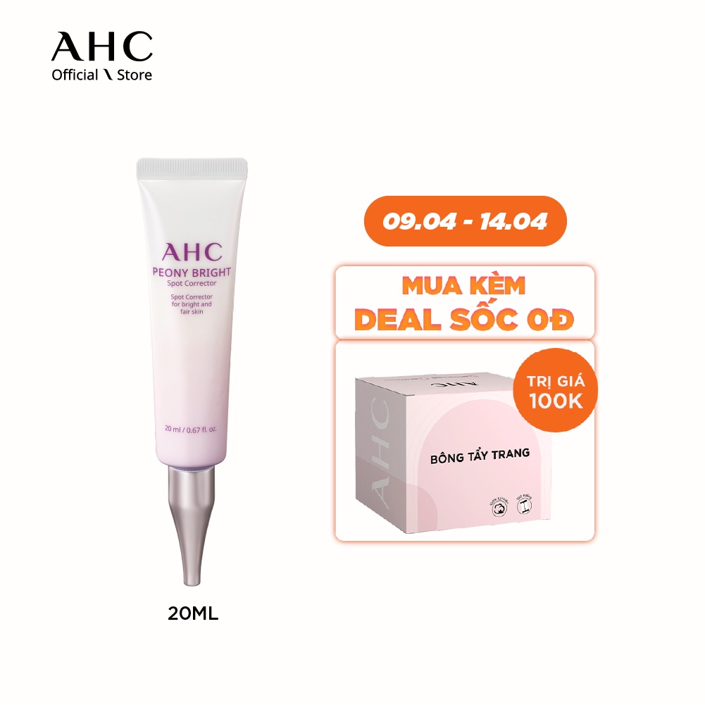 Kem Dưỡng Làm Mờ Vết Thâm Nám AHC Peony Bright Spot Corrector (20ml)