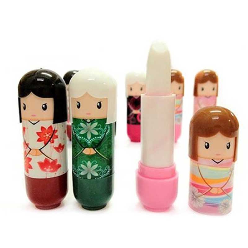 Son dưỡng ẩm chống khô môi thiết kế hình búp bê Nhật Bản dễ thương cho | BigBuy360 - bigbuy360.vn